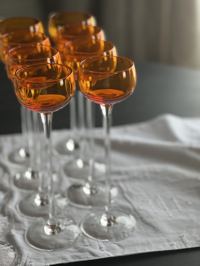 21 Jewel Tone Liqueur Glasses