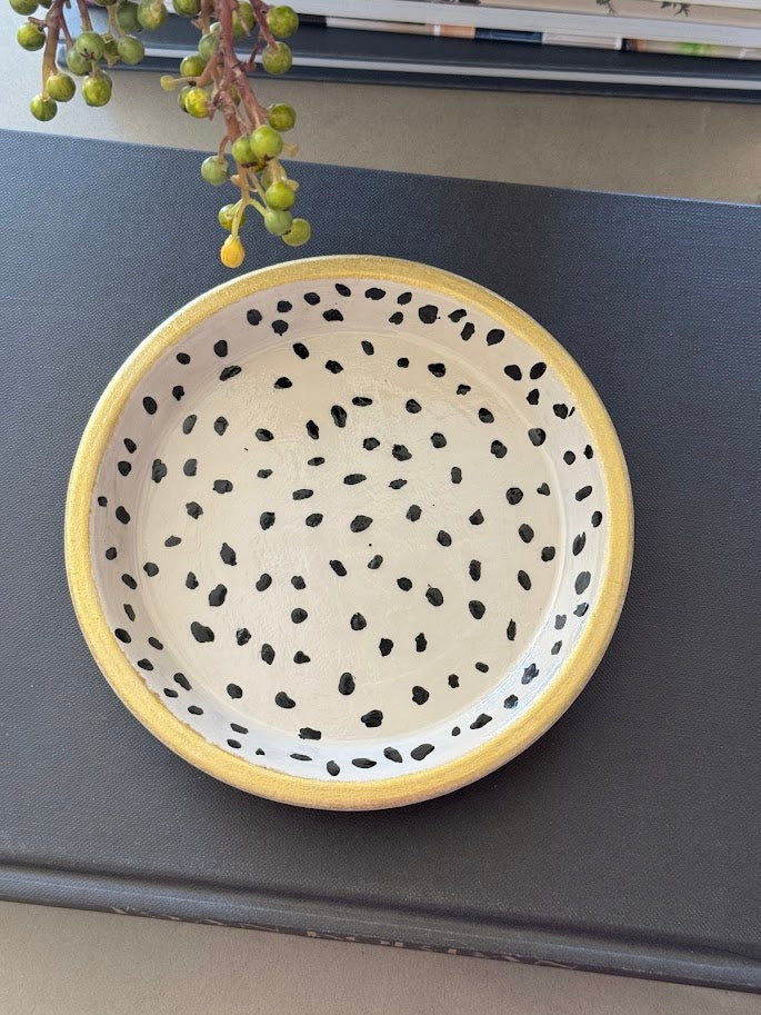 Hand Painted Terracotta Trinket Trays