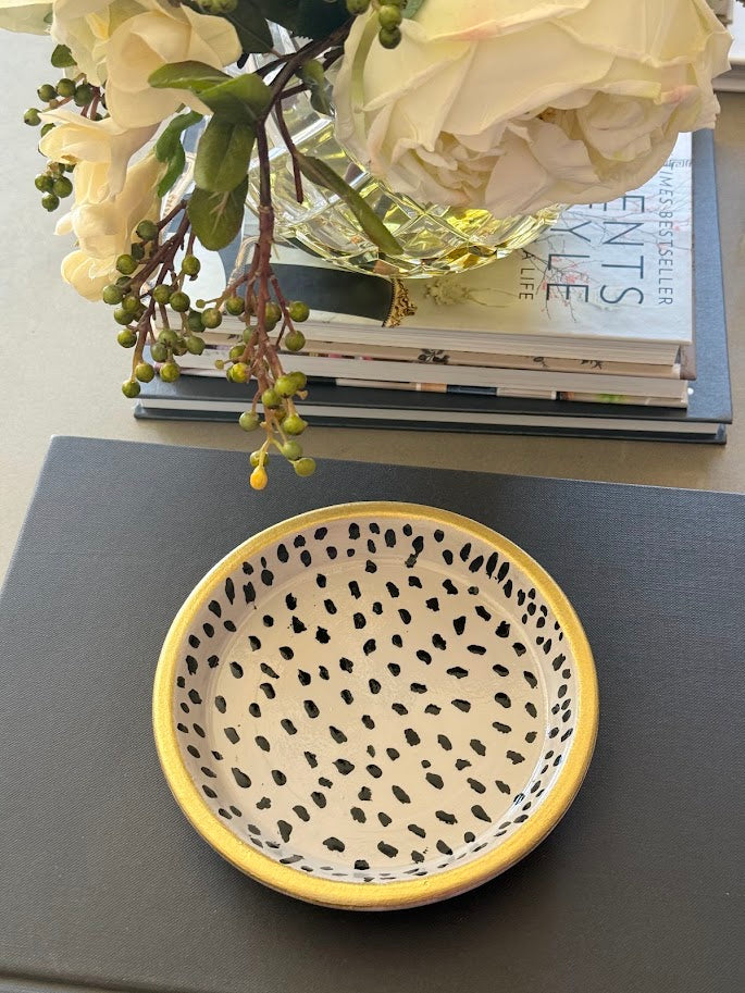 Hand Painted Terracotta Trinket Trays