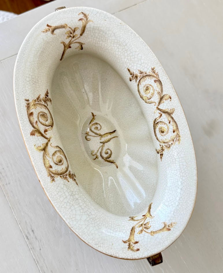 Ornate Decorative Urn Bowl – Vintage-Style European Compote with Handles